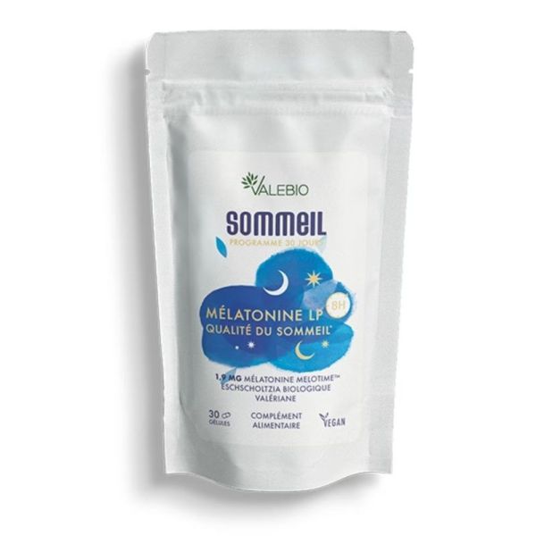 Sommeil - Mélatonine LP - 30 gélules