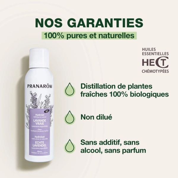 Hydrolat de Lavande Vraie - Bio - 150 ml