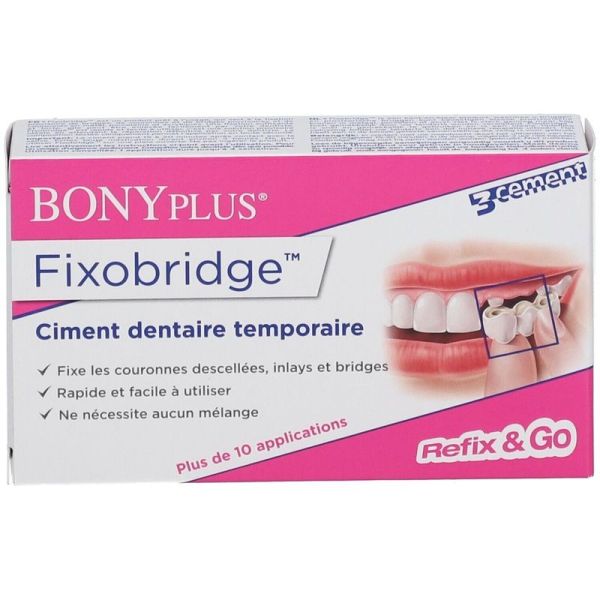 Bonyplus Fixobridge Ciment Dentaire Temporaire - 7 g