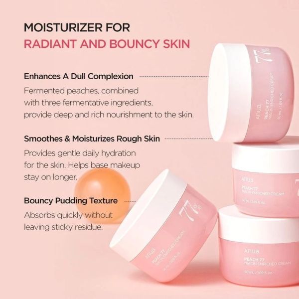 Peach 77 Creme Visage - 50 ml