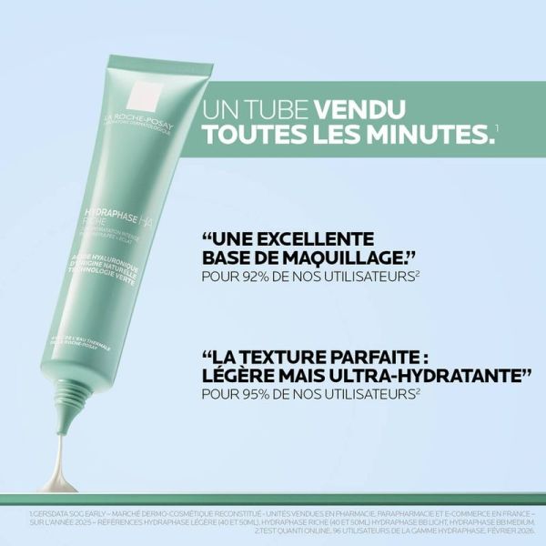 Hydraphase HA Riche Creme Hydratante a l'acide hyaluronique - 40 ml