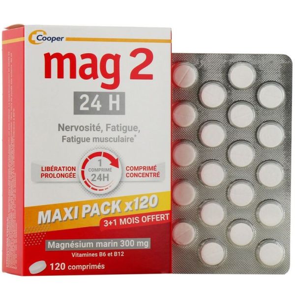 Mag 2 24h - 120 comprimés