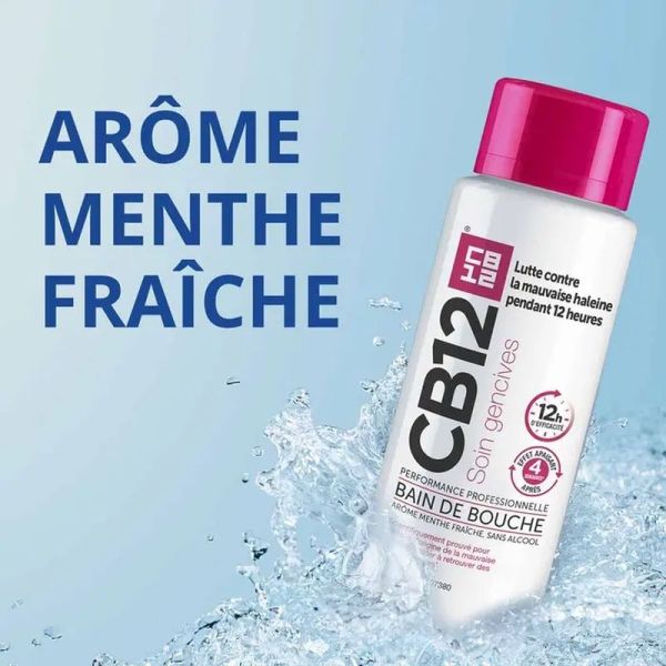 Bain de bouche soin gencives - menthe fraîche - 500 ml
