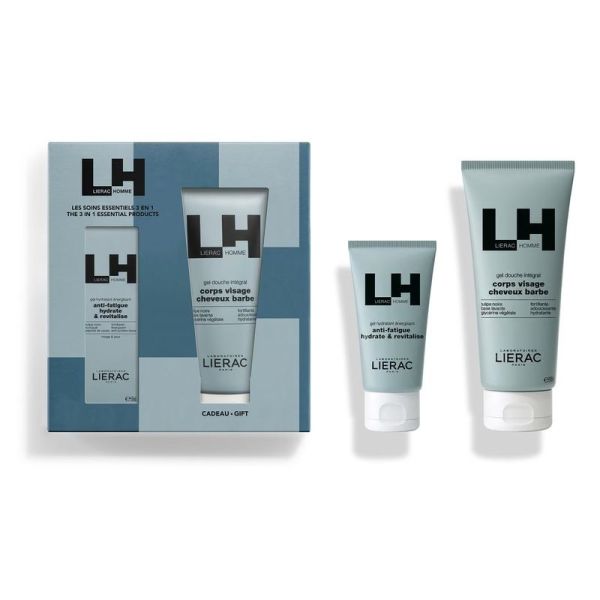Coffret Fete des Peres Gel Hydratant + Gel Douche Offert Homme - Gel hydratant 50 ml, Gel douche 200 ml