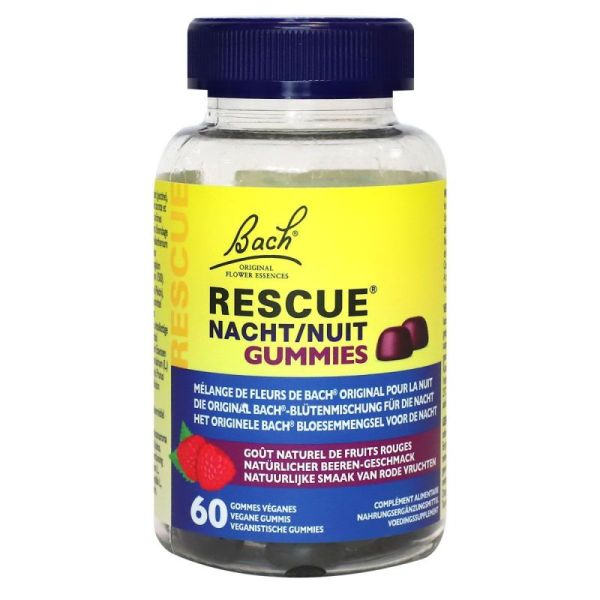 Rescue Nuit Gummies Fruits Rouges 60