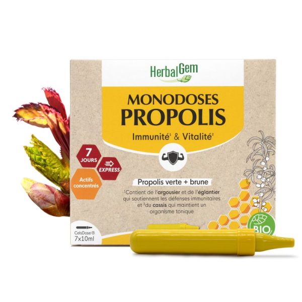 Herbalgem Propolis Bio 7X10Ml Deref