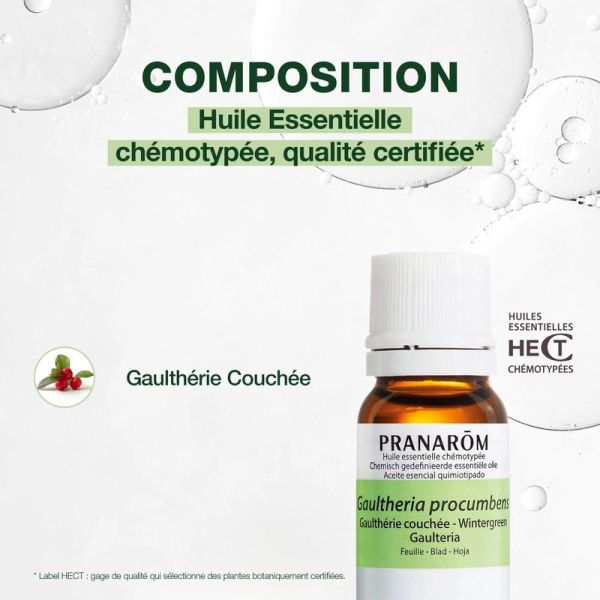 Huile Essentielle de Gaulthérie couchée - 10 ml