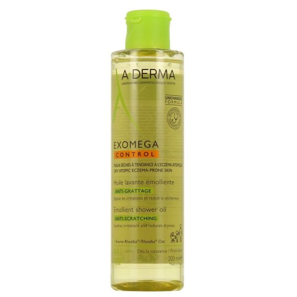 Huile Lavante Emolliente Anti-Grattage EXOMEGA CONTROL - 500 ml + 500 ml