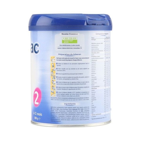 2 6-12 mois - 800 g