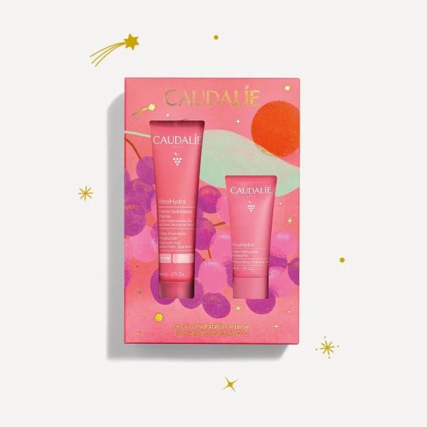 Le Duo Hydratation Intense VinoHydra - Crème Hydratation Intense 60 ml, Gelée Nettoyante Hydratante 30 ml
