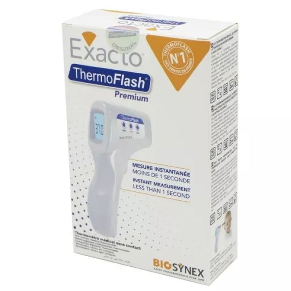 Exacto Thermomètre Thermoflash LX26 Sans Contact Premium - 1 thermomètre