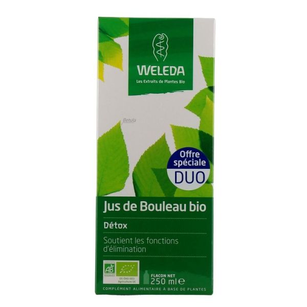Jus de Bouleau Bio - 2 flacons de 250 ml