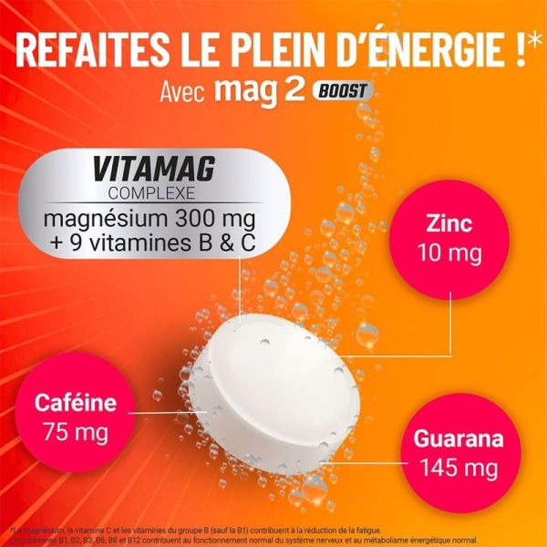 Mag 2 Boost - 20 comprimés