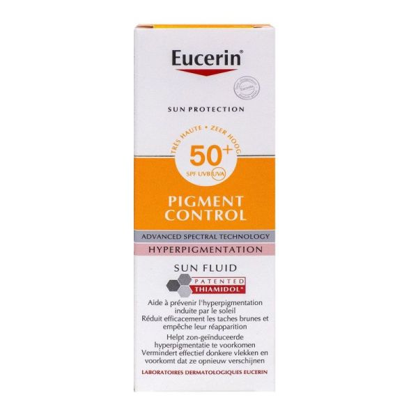 Eucerin Pigment Control Sun fluide solaire anti tâches SPF50 50ml