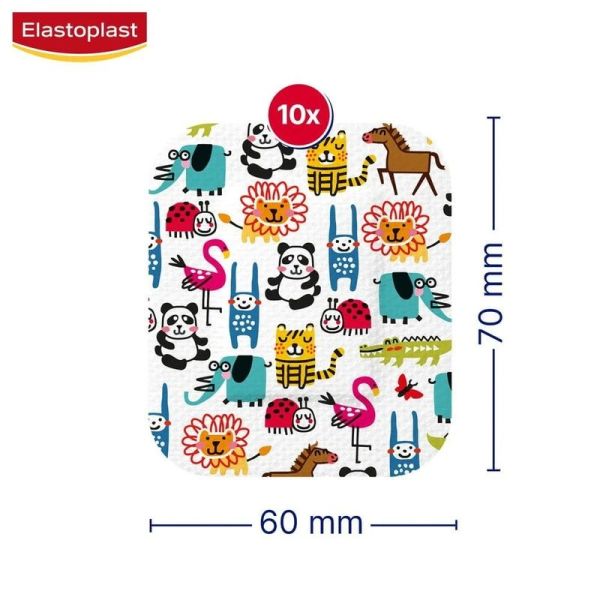Pansements Sensibles - XL Enfants - 6 x 7 cm - 10 pansements