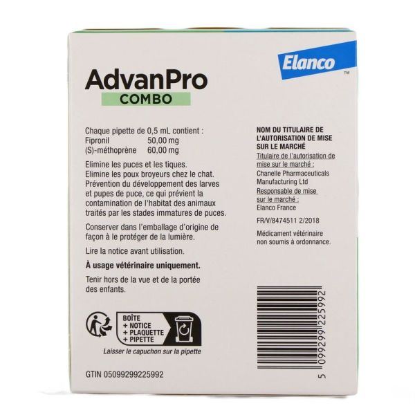 AdvanPro Combo - Chats & Furets - 6 pipettes