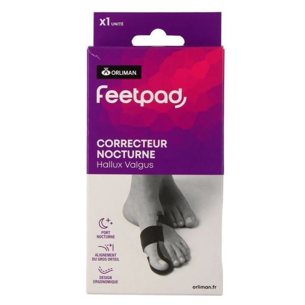 Correcteur nocturne Hallux Valgus FeetPad - Pied gauche