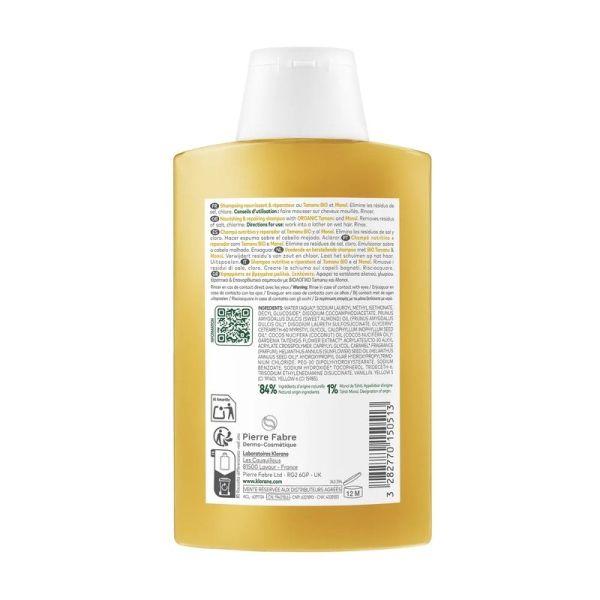 Shampoing nutritif après-soleil au Tamanu BIO et au Monoï Solaires - 200 ml
