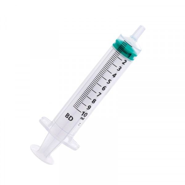 Seringue sans aiguille 3 pièces Luer Slip - 10 mL