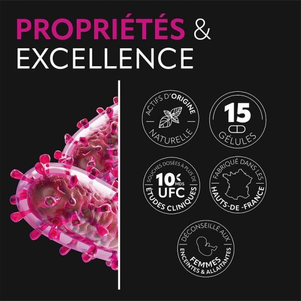 Probiotiques Flore Intestinale - 15 gélules