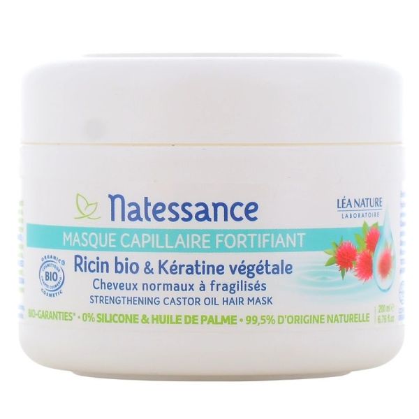 Masque Capillaire Fortifiant Ricin Bio Kératine Végétale - 200 ml