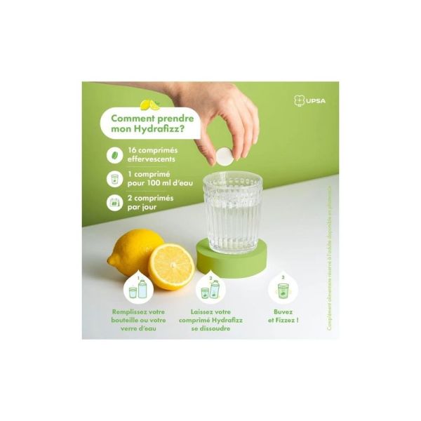 Hydra +Detox - 16 comprimés effervescents