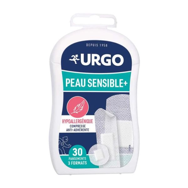 URGO Peau Sensible + Pansements (Boîte de 30)