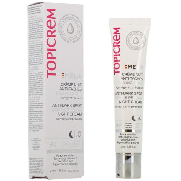 Crème Nuit Anti-Taches Peeling Doux MELA - 40 ml
