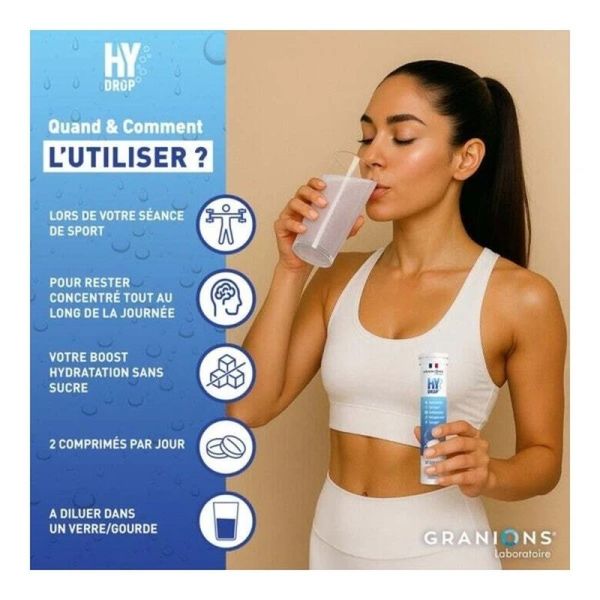 Hydrop Vitamines et Minéraux comprimés - 20 comprimés