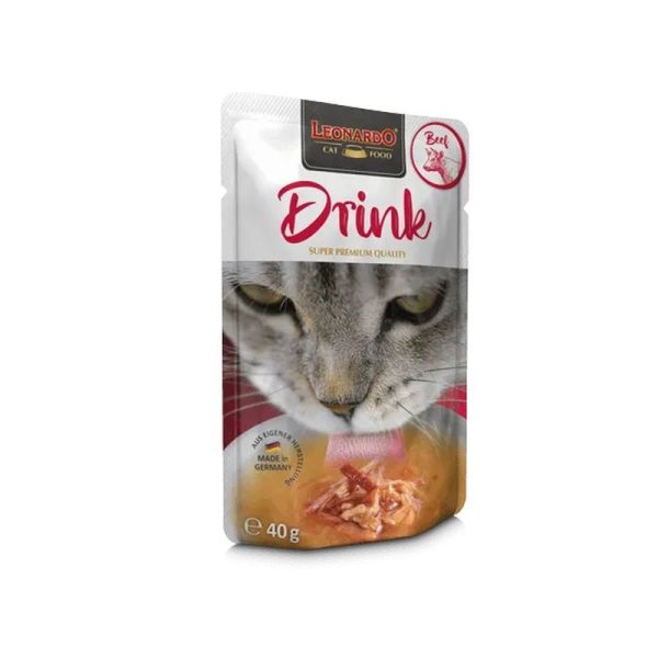 Leonardo Drink Boeuf - Chat adulte 40 g