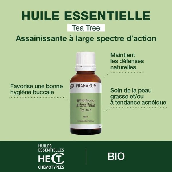Huile Essentielle de Tea-tree grand format - Bio - 30 ml