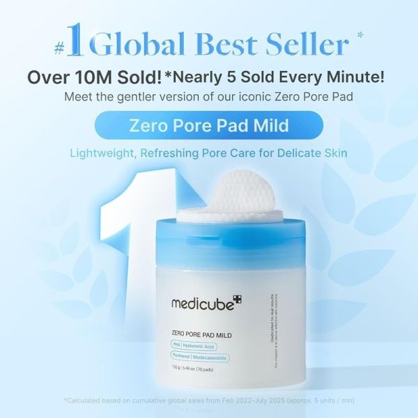 Zero Pore Pad Mild 2.0 - 70 disques imprégnés