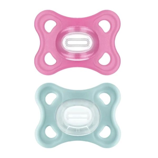 Comfort Sucette symétrique silicone - 2-12 mois - Lot de 2