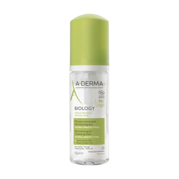 Mousse nettoyante dermatologique hydra-protectrice BIOLOGY - 150 ml