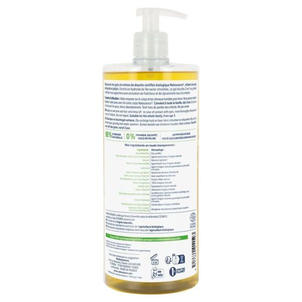 Shampooing-Douche Verveine Citronnee Bio - 1 L