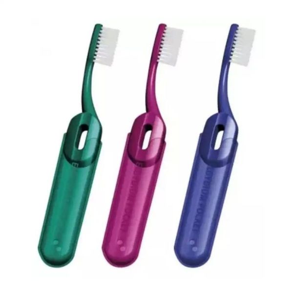 Brosse à dents de voyage Pocket - Medium - 1 brosse à dents
