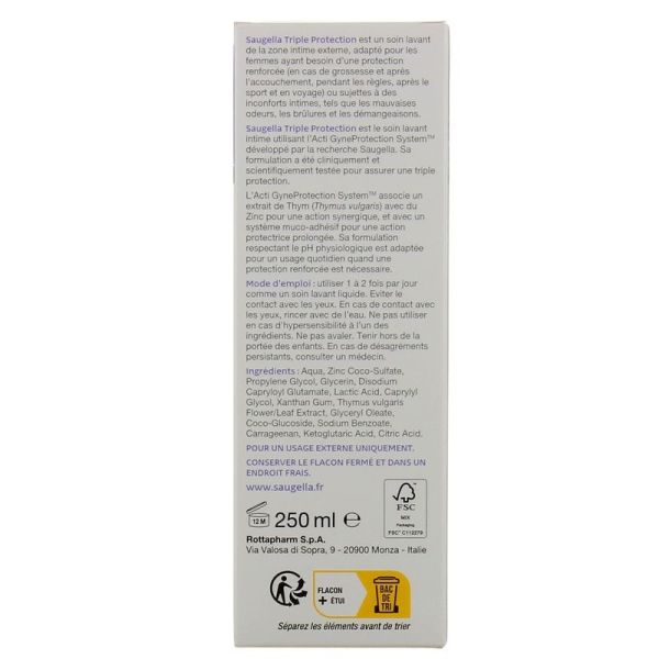 Soin Lavant Intime Triple Protection Expert - 2 x 250 ml