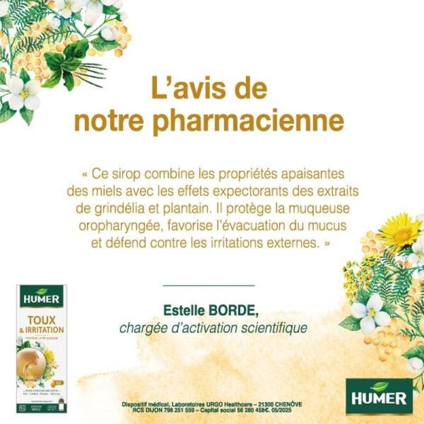 Sirop Toux et Irritation - 100 ml