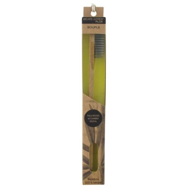 Brosse a Dents Bambou Souple Bicare Plus - 1 brosse a dents