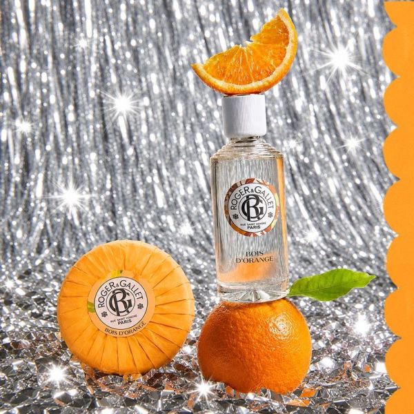 Coffret Noël Savon Bienfaisant + Eau parfumée Bienfaisante - Bois d'Orange - 30 ml + 100 g