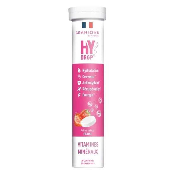 HYDROP Hydratation Électrolytes - 20 comprimés effervescents