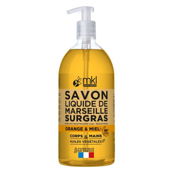 Mkl Sav Liq Marseille 1L Orange Miel