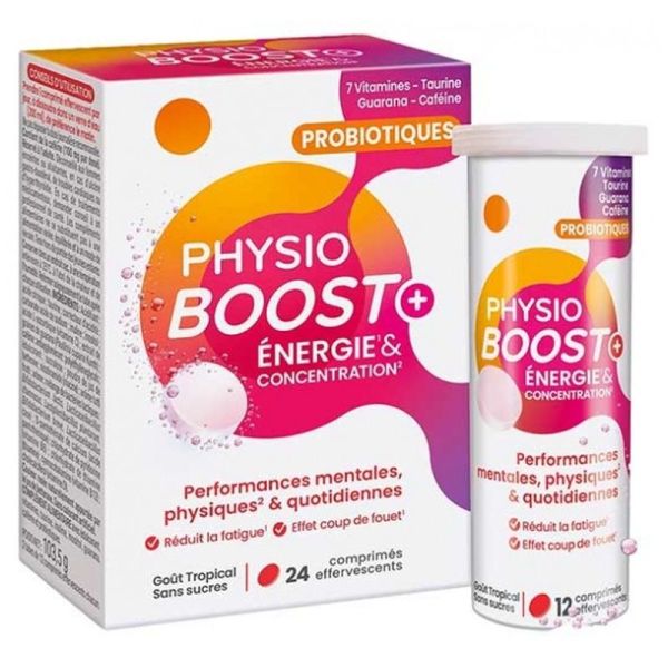 PhysioBoost+ - 24 comprimés effervescents