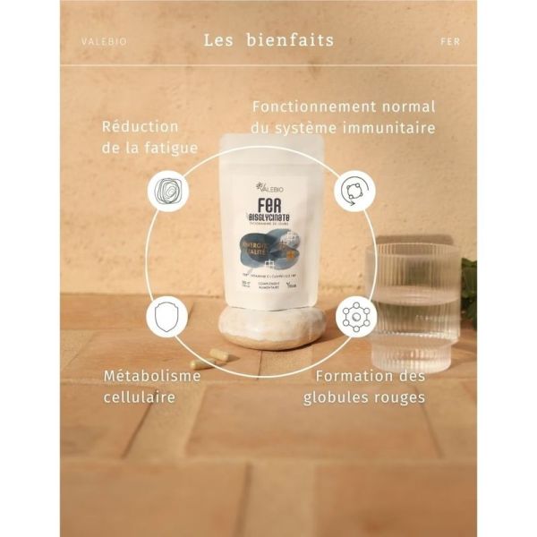 Fer Bisglycinate - 30 gélules