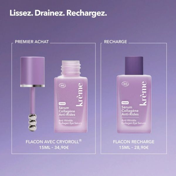 Recharge Serum Yeux Collagene Anti-Rides - 15 ml