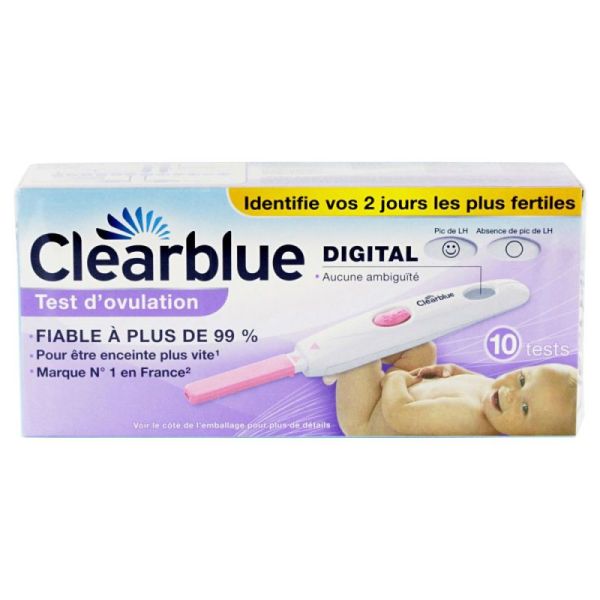 Clearblue Test Ovul Digital 2 Jours X10