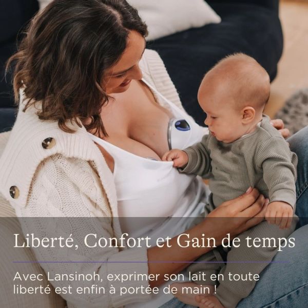 Lansinoh Tire-Lait Mains Libres Double