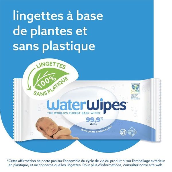 Lingettes Imprégnées - 60 lingettes