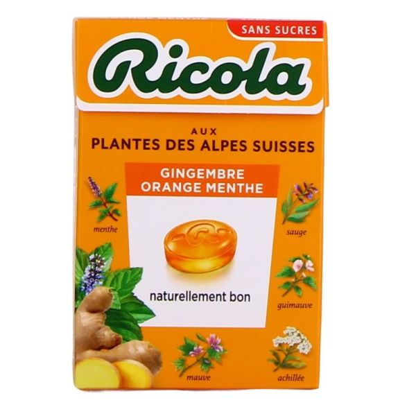 Bonbons Gingembre Orange Menthe - 50 g