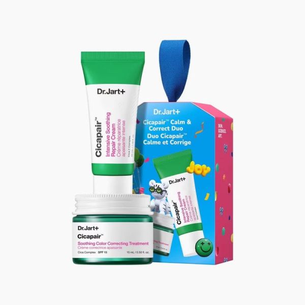 Cicapair Calm and Correct Duo - Soin correcteur SPF 30 15 ml, Crème réparatrice apaisante 35 ml